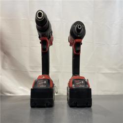 AS-IS - MILWAUKEE FUEL 18V Lithium-Ion Brushless Cordless Hammer Drill and Impact Driver Combo Kit