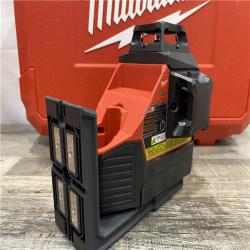 AS-IS Milwaukee 12-Volt Lithium-Ion Cordless Green 250 ft. 3-Plane Laser Level Kit