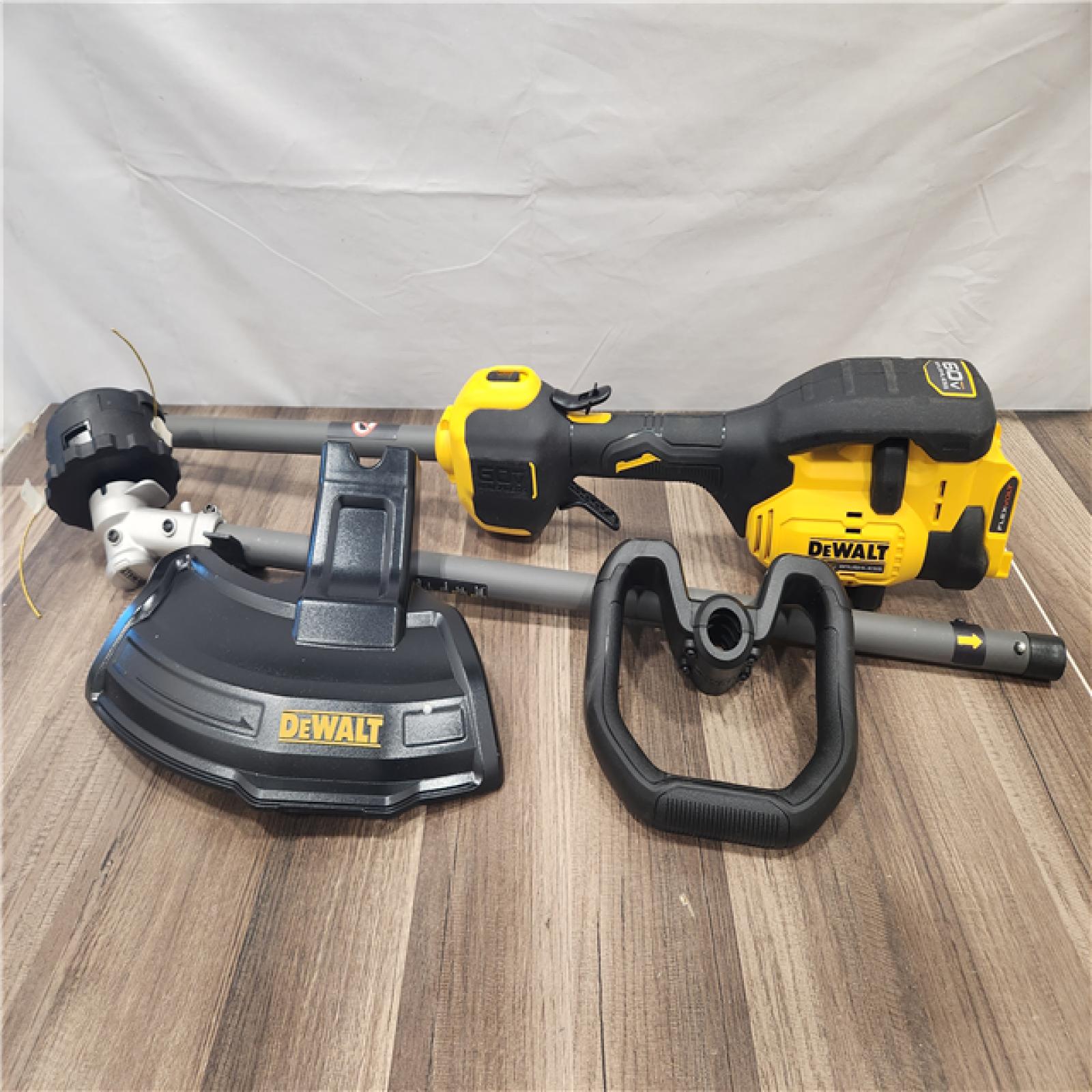 AS-IS- DEWALT FLEXVOLT 60V MAX 17-Inch Cordless Trimmer with Accessory Capability (TOOL ONLY)