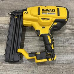 AS-IS DEWALT 20V MAX XR Lithium-Ion Electric Cordless 18-Gauge Brad Nailer (Tool Only)