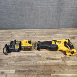 HOUSTON LOCATION - AS-IS FLEXVOLT 60V MAX Cordless Brushless Reciprocating Saw Kit with (1) FLEXVOLT 9.0Ah Battery