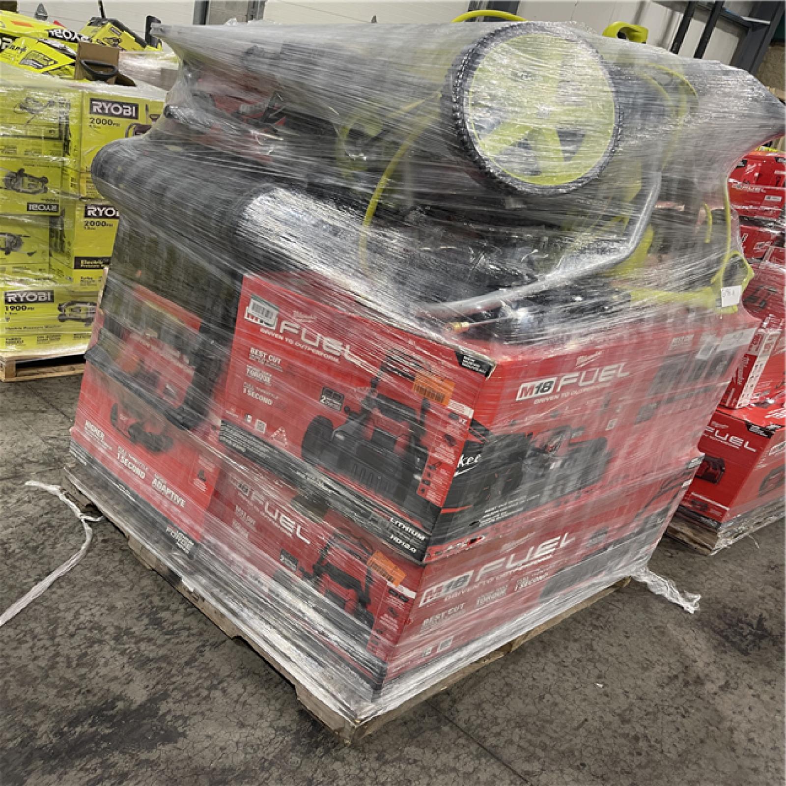 Pittston Location As-IS Power Tools Partial Truckload (12 Pallets) 6196-A