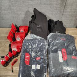 HOUSTON LOCATION - AS-IS MILWAUKEE 4 HEATED CLOTHING COMBO KIT