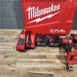 HOUSTON LOCATION - AS - IS Milwaukee 2 Tool Combo Kit W/ (2) Battery & Charger