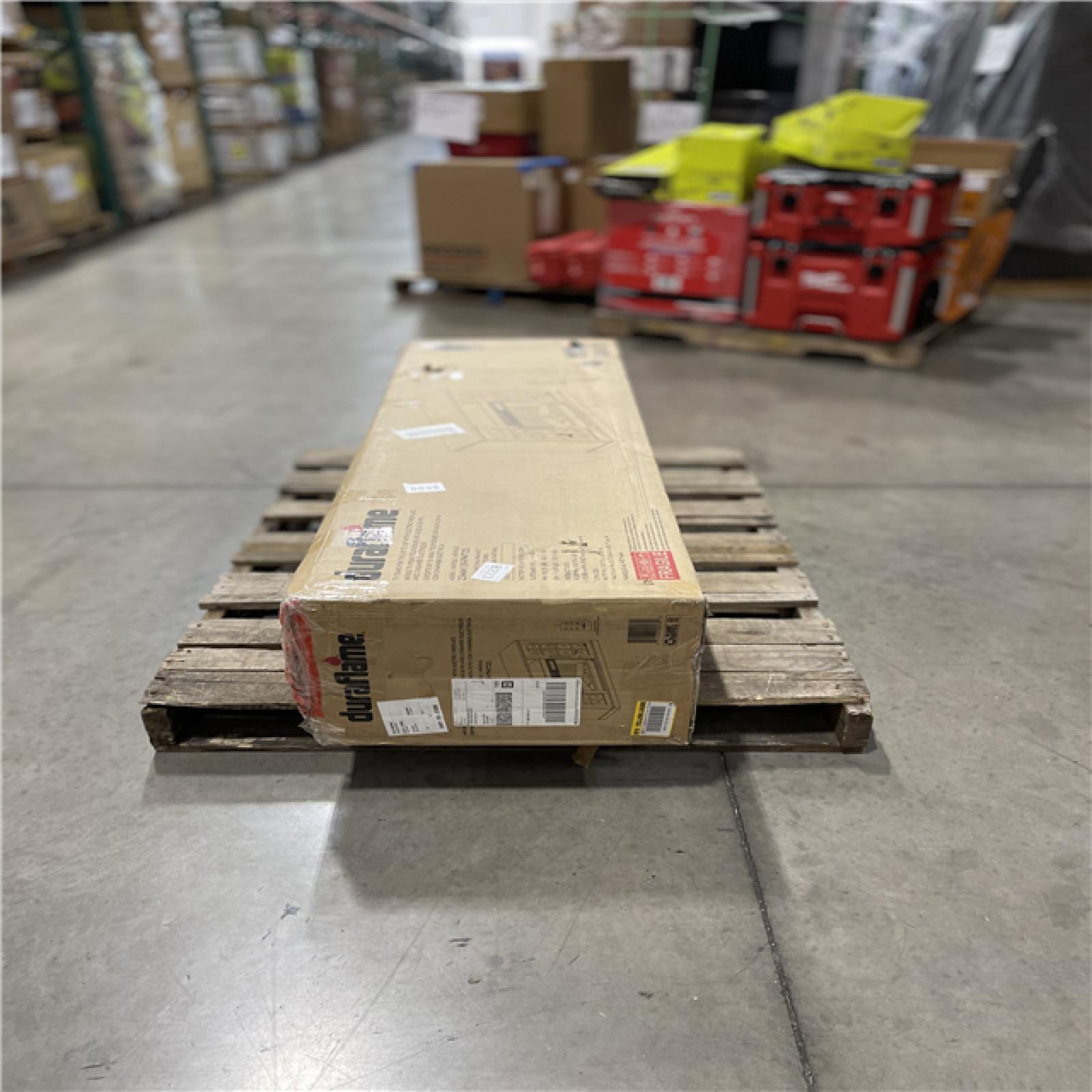 DALLAS LOCATION- NEW!- TWIN STAR HOME DURAFLAME NATURAL WALNUT ELECTRIC FIREPLACE TV STAND