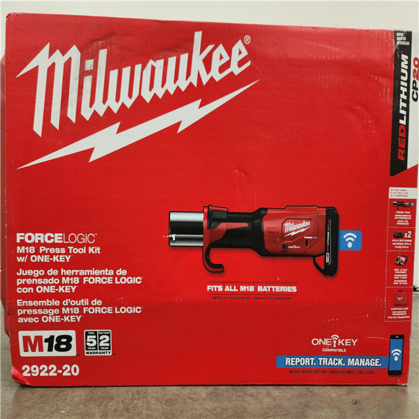 Phoenix Location NEW Milwaukee M18 18-Volt Lithium-Ion Brushless Cordless FORCE LOGIC Press Tool (Tool-Only)