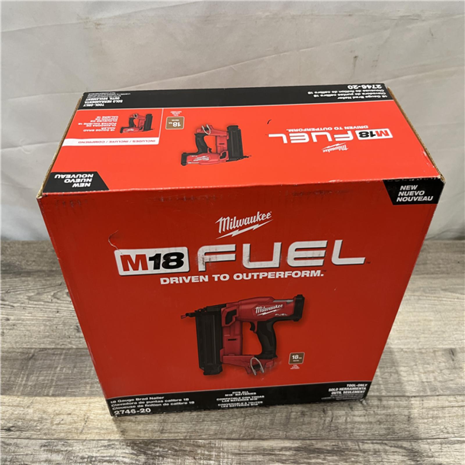 NEW - Milwaukee FUEL 18-Volt Lithium-Ion Brushless Cordless Gen II 18-Gauge Brad Nailer (Tool-Only)