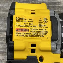 AS-IS DEWALT Atomic 20V Lithium-Ion Cordless Compact 1/2 in. Drill/Driver Kit