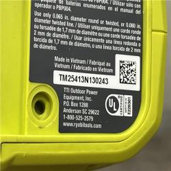 AS-IS RYOBI ONE+ HP 18V Brushless Whisper Series 15 in. Cordless Attachment Capable String Trimmer Kit