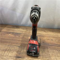 AS-IS Milwaukee 2904-22 Hammer Drill Driver Kit with Batteries  Charger & Tool Case  Red