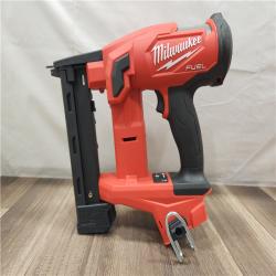 AS-IS- MILWAUKEE FUEL 18V Cordless 18-Gauge 1/4 in. Narrow Crown Stapler (Tool-Only)