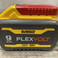 AS-IS DEWALT 20V/60V MAX FLEXVOLT Lithium-Ion 9.0Ah Battery and Charger Starter Kit