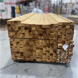 DALLAS LOCATION- AS-IS 1-1/2 in. x 2-1/2 in. x 8 ft. Premium Cedar Rough Fence Rail PALLET (274 UNITS)