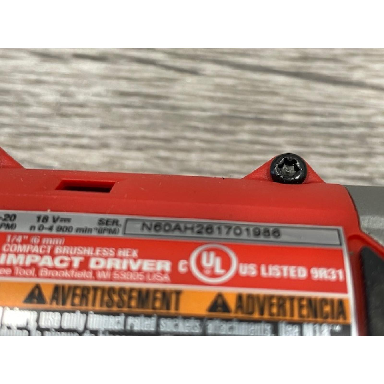 AS-IS Milwaukee 18-Volt Lithium-Ion Brushless Cordless Compact Hammer Drill/Impact Combo Kit