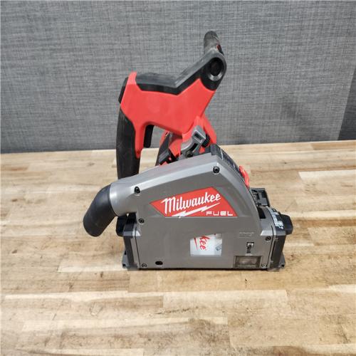 HOUSTON LOCATION - AS - IS Milwaukee FUEL 18V Lithium-Ion Cordless Brushless 6-1/2 in. Plunge Cut Track Saw (Tool-Only)
