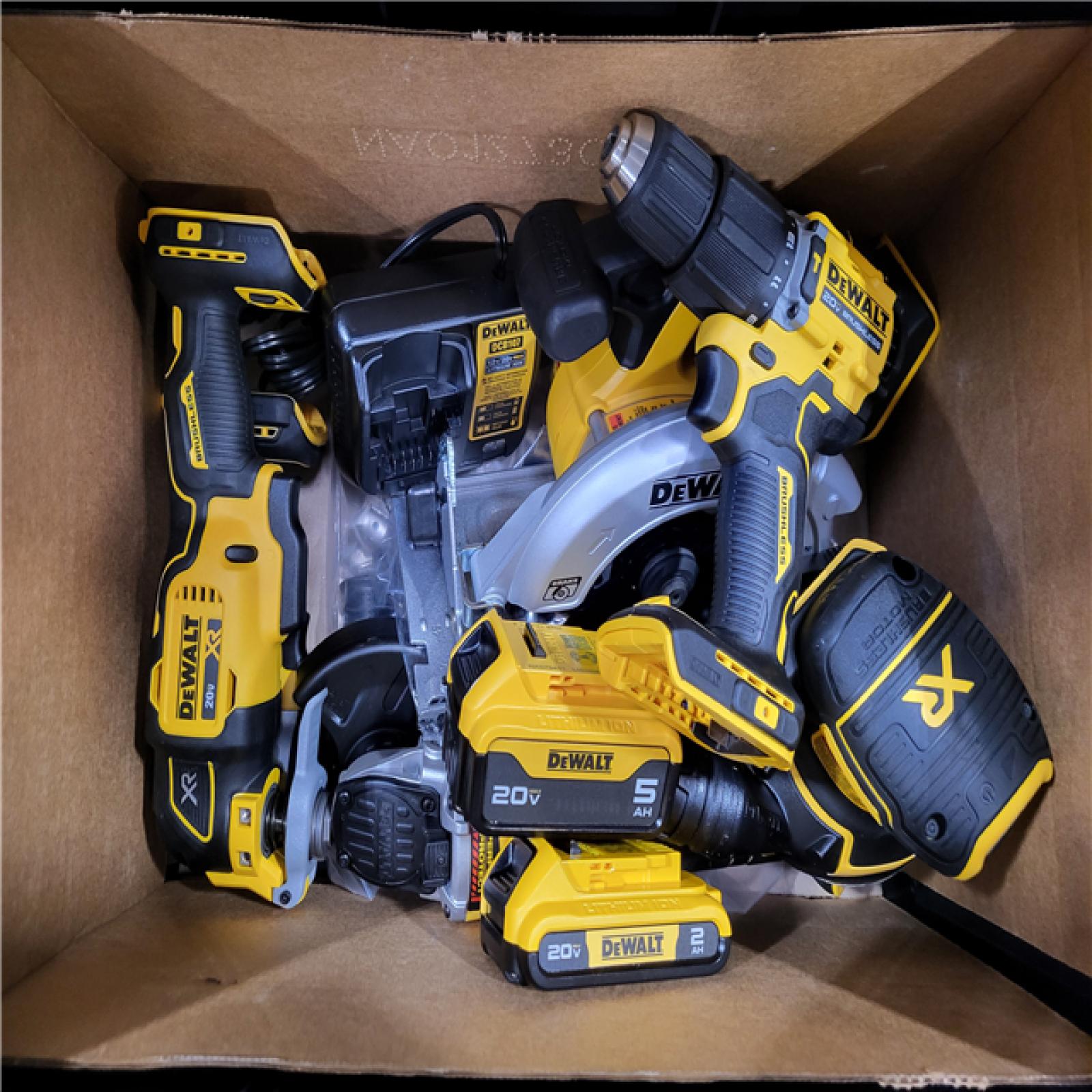 CALIFORNIA NEW DEWALT BRUSHLESS 6-TOOL COMBO KIT WITH TOUGHSYSTEM 2.0