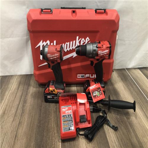 AS-IS Milwaukee  FUEL 18V Lithium-Ion Brushless Cordless Hammer Drill and Impact Driver Combo Kit