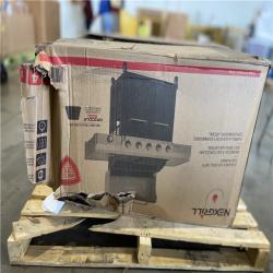 DALLAS LOCATION - Nexgrill Gourmet Pro 5-Burner Propane Gas Grill with Side Burner and Griddle Max Insert in Black