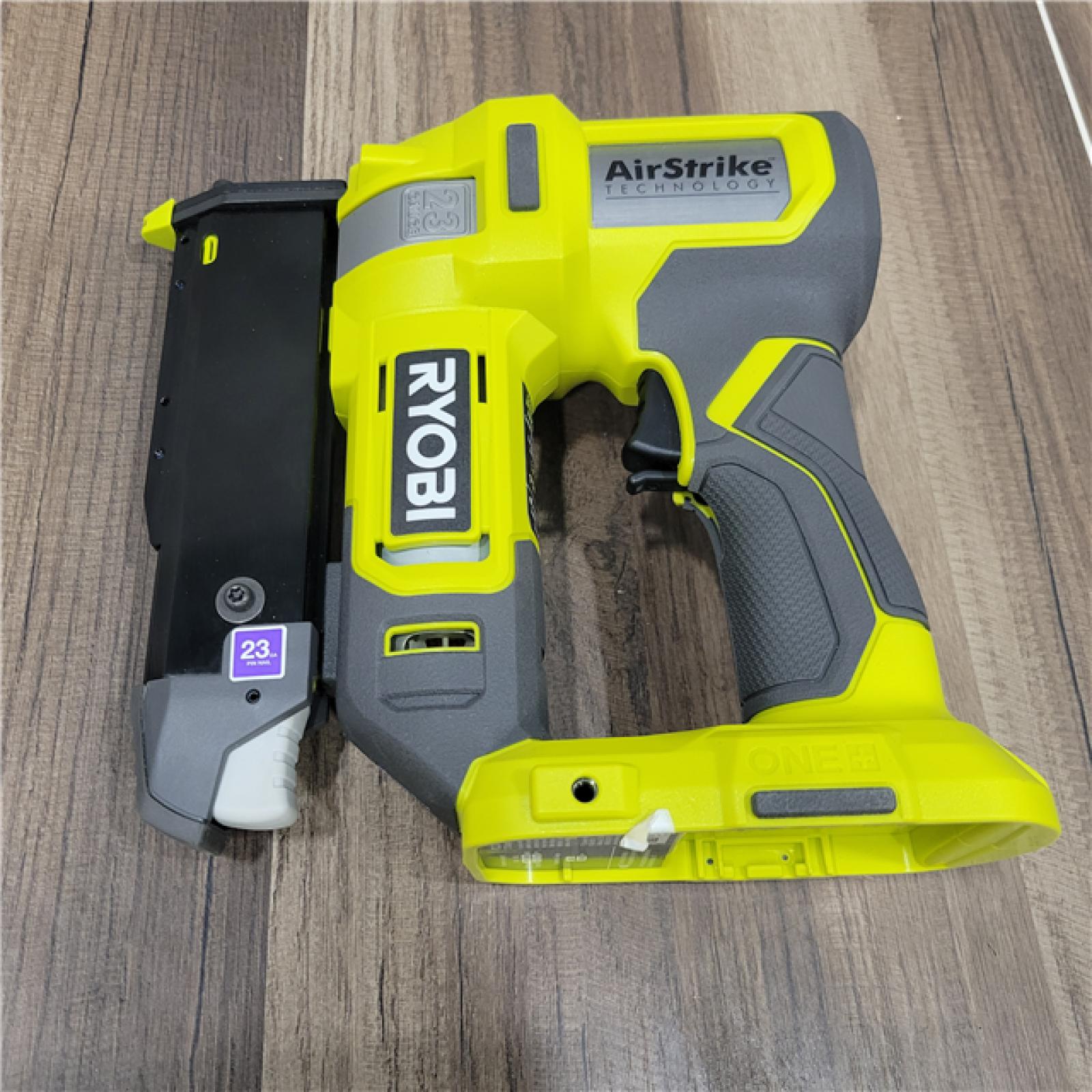 AS-IS RYOBI ONE+ 18V Cordless Airstrike 23-Gauge Pin Nailer (Tool Only)