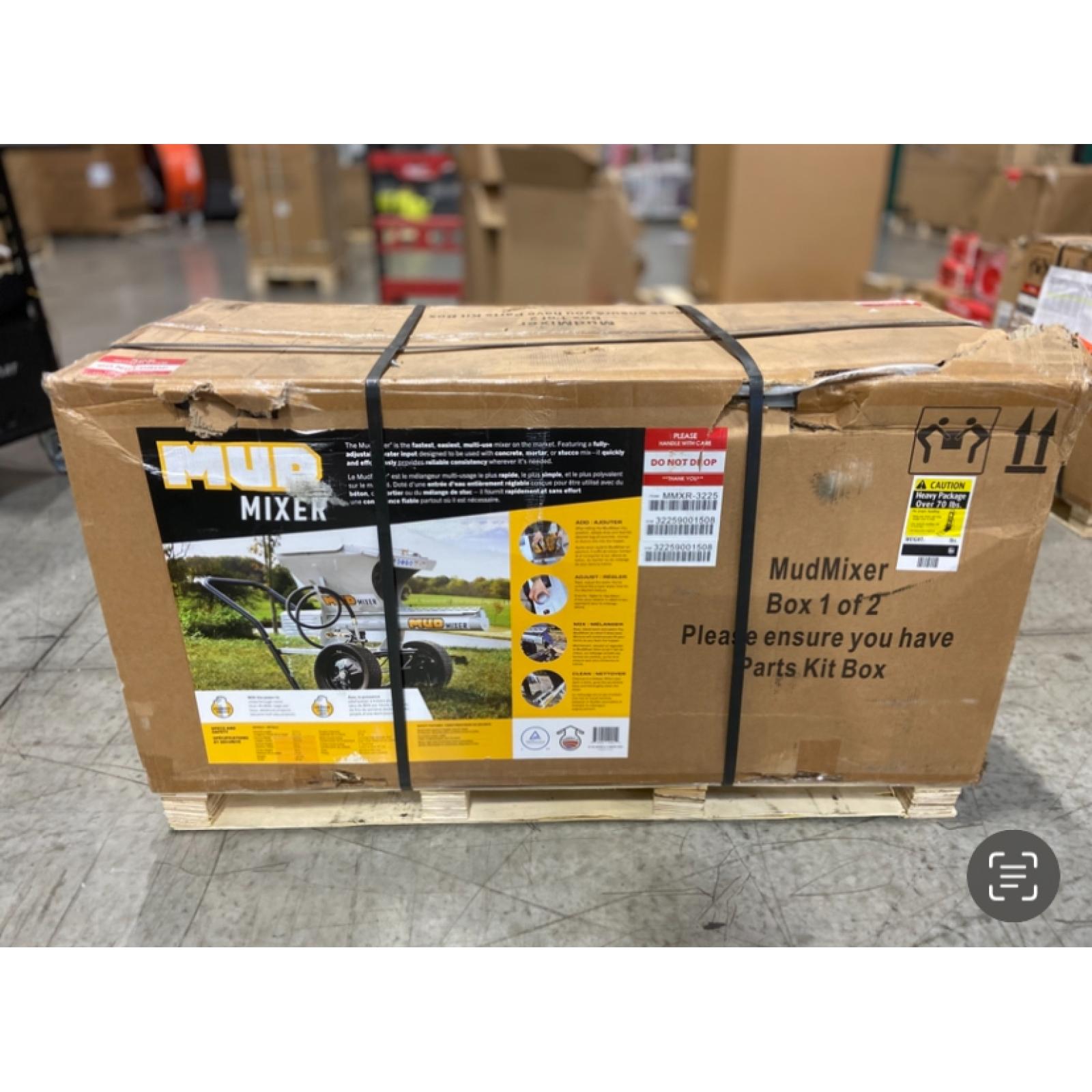 DALLAS LOCATION -MUDMIXER Heavy Duty Portable Continuous Concrete Mixer Evolution