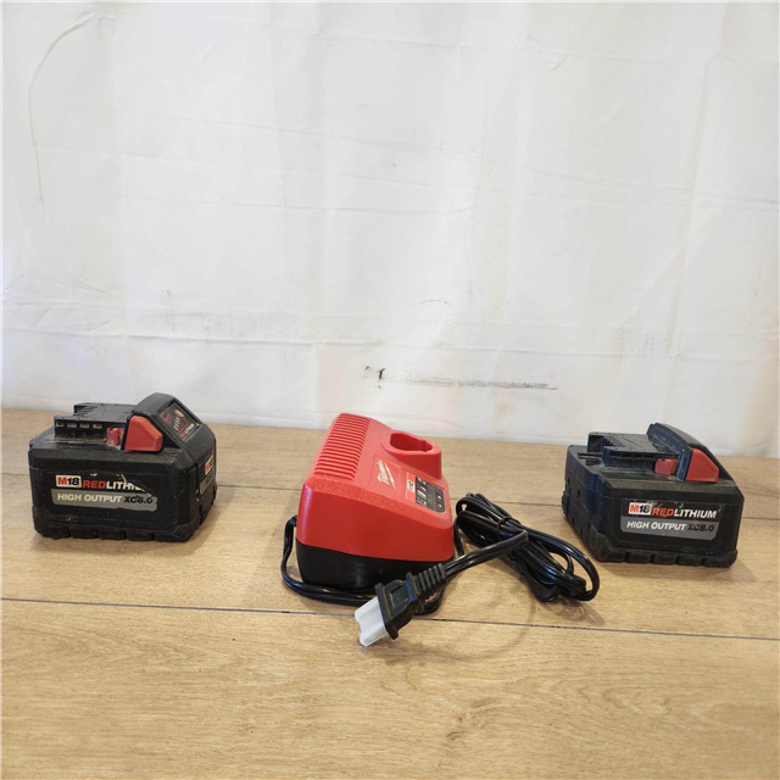 AS-IS- Milwaukee 18-Volt Lithium-Ion High Output Starter Kit