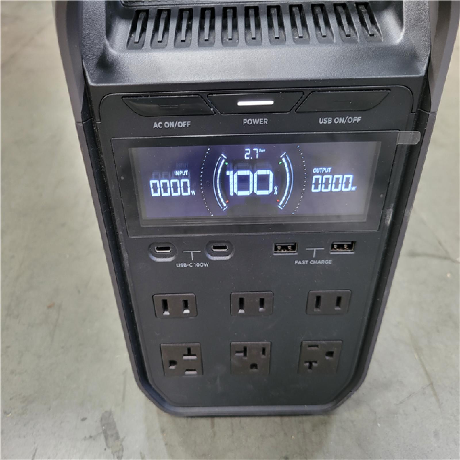 CALIFORNIA LIKE NEW ECOFLOW DELTA 3 3600W BATTERY GENERATOR