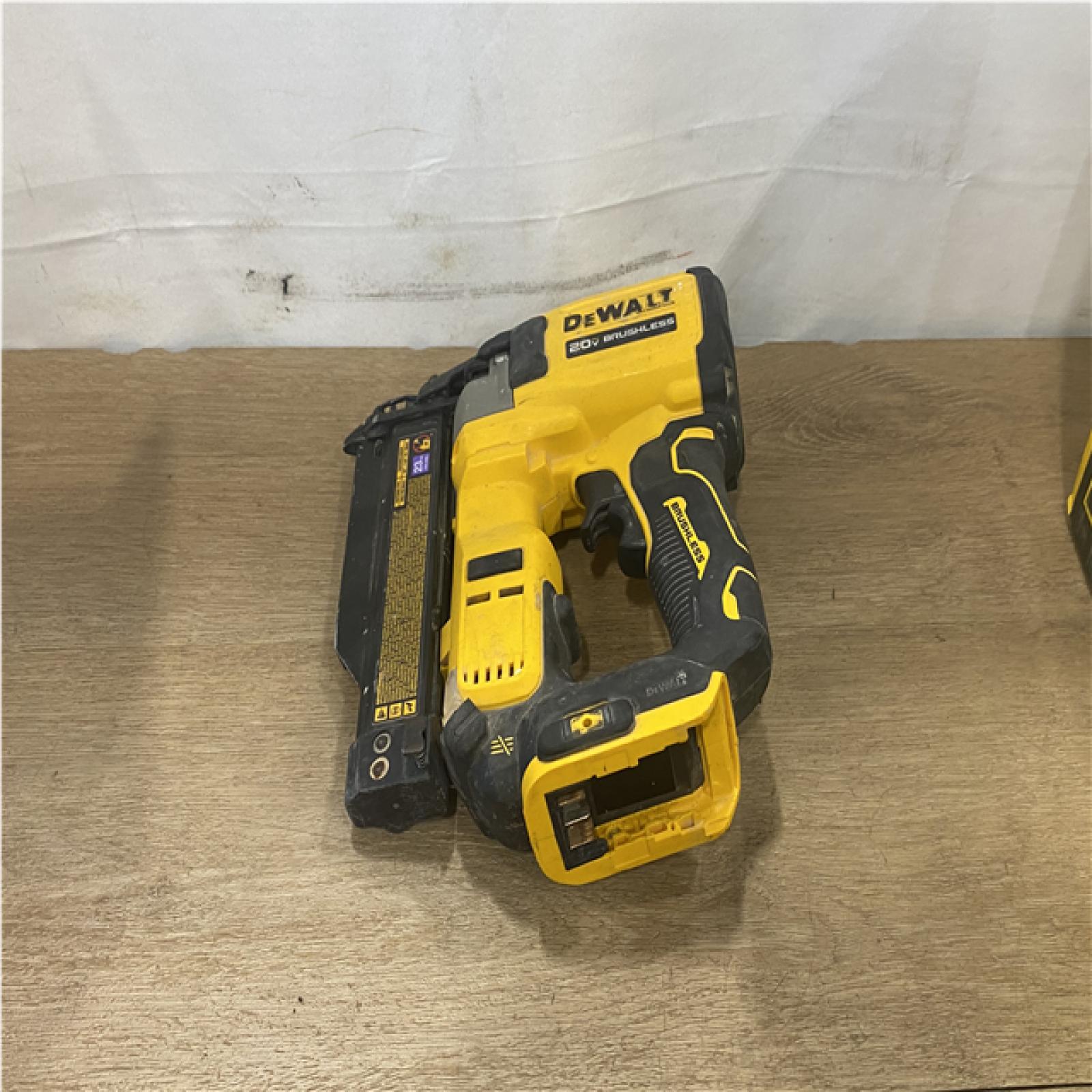 AS-IS DEWALT ATOMIC 20V MAX Lithium Ion Cordless 23 Gauge Pin Nailer (Tool Only)
