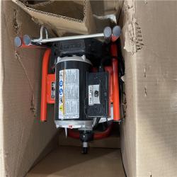 DALLAS LOCATION - AS-IS RIDGID K-400 Drain Cleaning Snake Auger 120-Volt Drum Machine with C-32IW