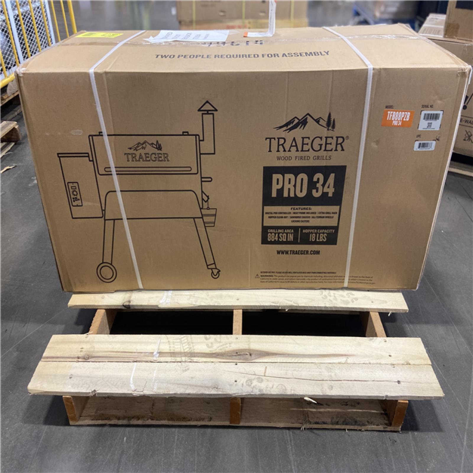 DALLAS LOCATION - Traeger Pro Series 34-Pellet Grill and Smoker in Bronze
