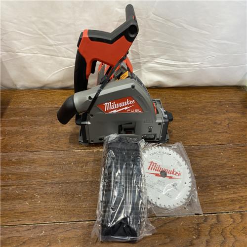 AS-IS Milwaukee M18 FUEL 18V Lithium-Ion Cordless Brushless 6-1/2 in. Plunge Cut Track Saw (Tool-Only)