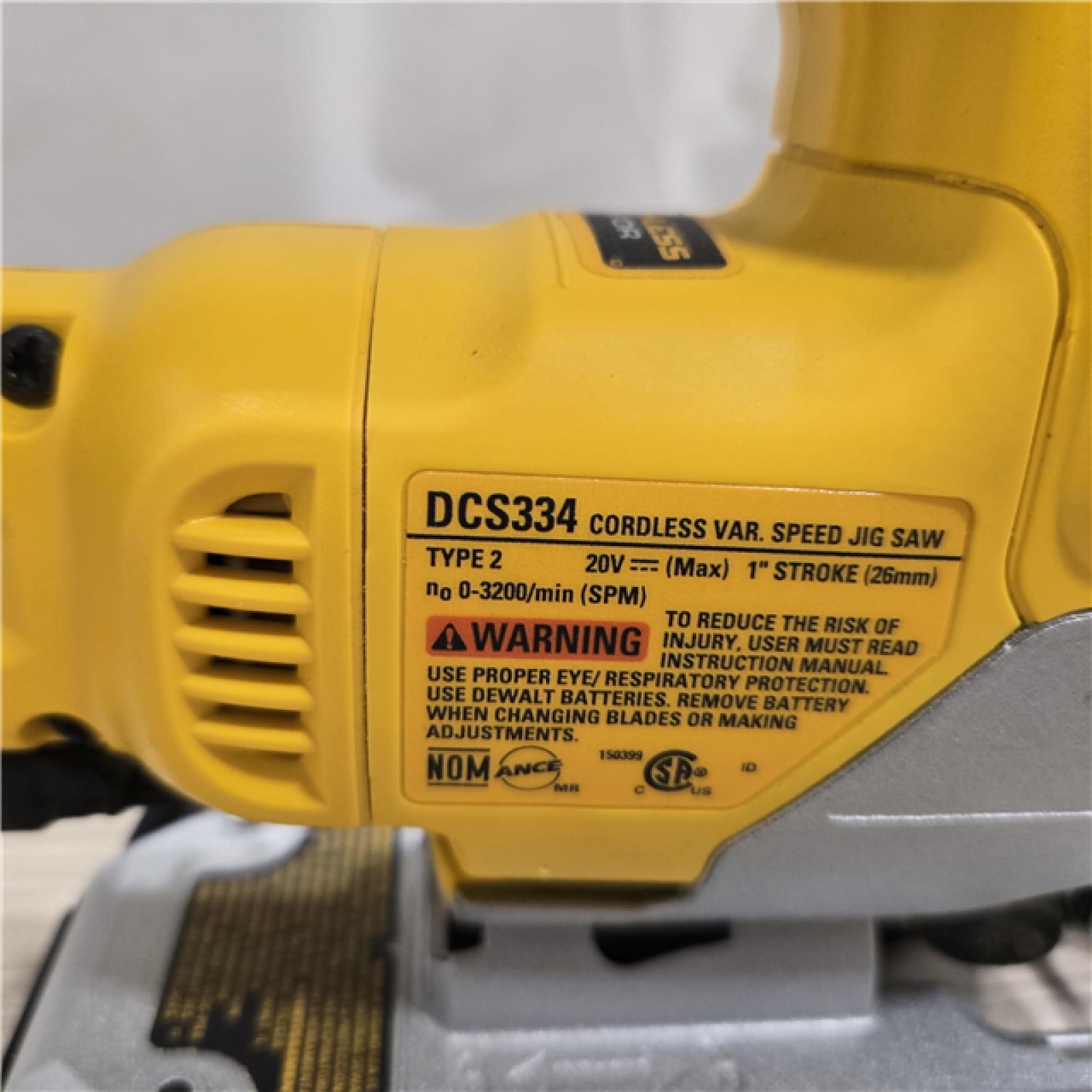 AS-IS 20V MAX XR Cordless Brushless Jigsaw (Tool Only)