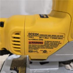 AS-IS 20V MAX XR Cordless Brushless Jigsaw (Tool Only)