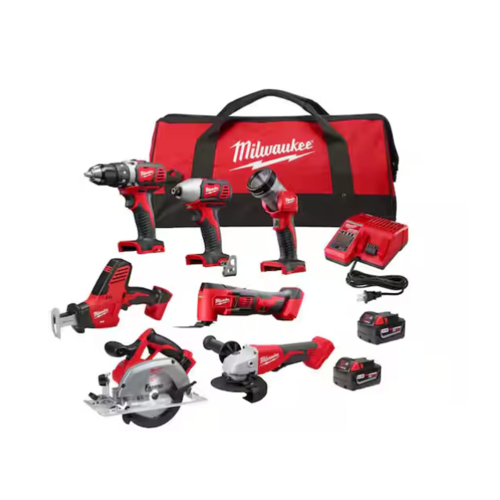 NEW!- Milwaukee M18 18V Cordless 7-Tool Combo Kit