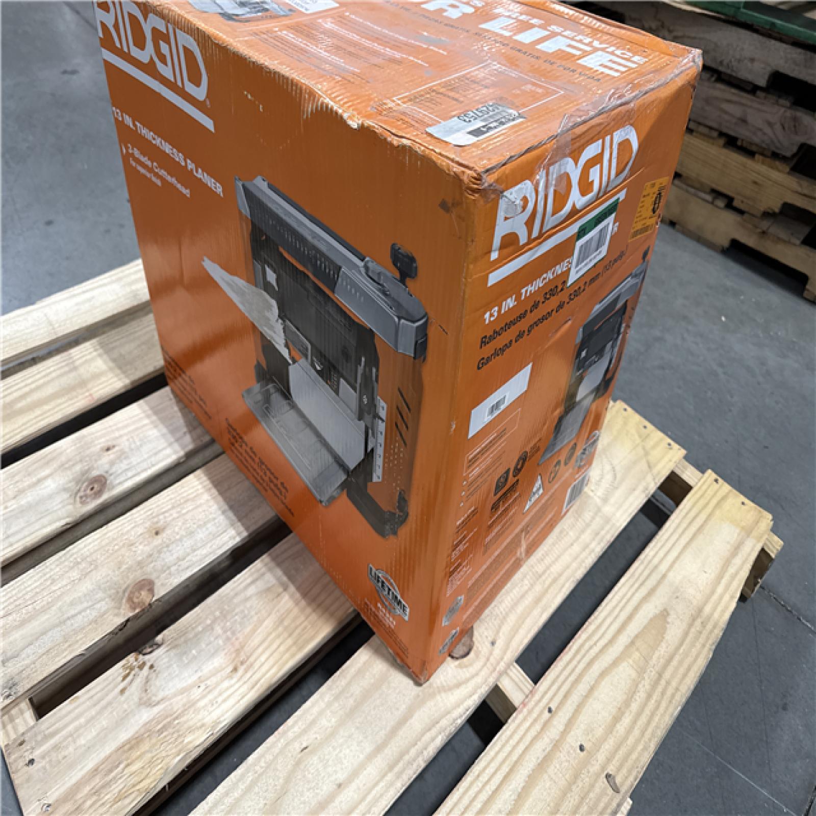 California AS-IS Ridgid 13 in. Thickness Planer