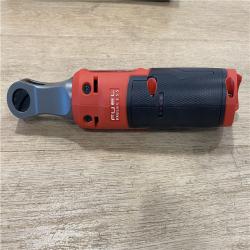 AS-IS MILWAUKEEM18 FUEL 18V Cordless Mid Torque 1/2 in. Impact Wrench W/ M12 FUEL 3/8 in. Ratchet & Battery/Charger Combo Kit