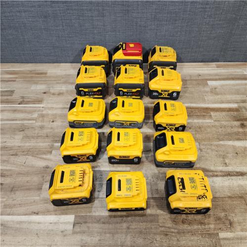HOUSTON LOCATION - AS - IS DEWALT BATTERY PACK QTY - 15