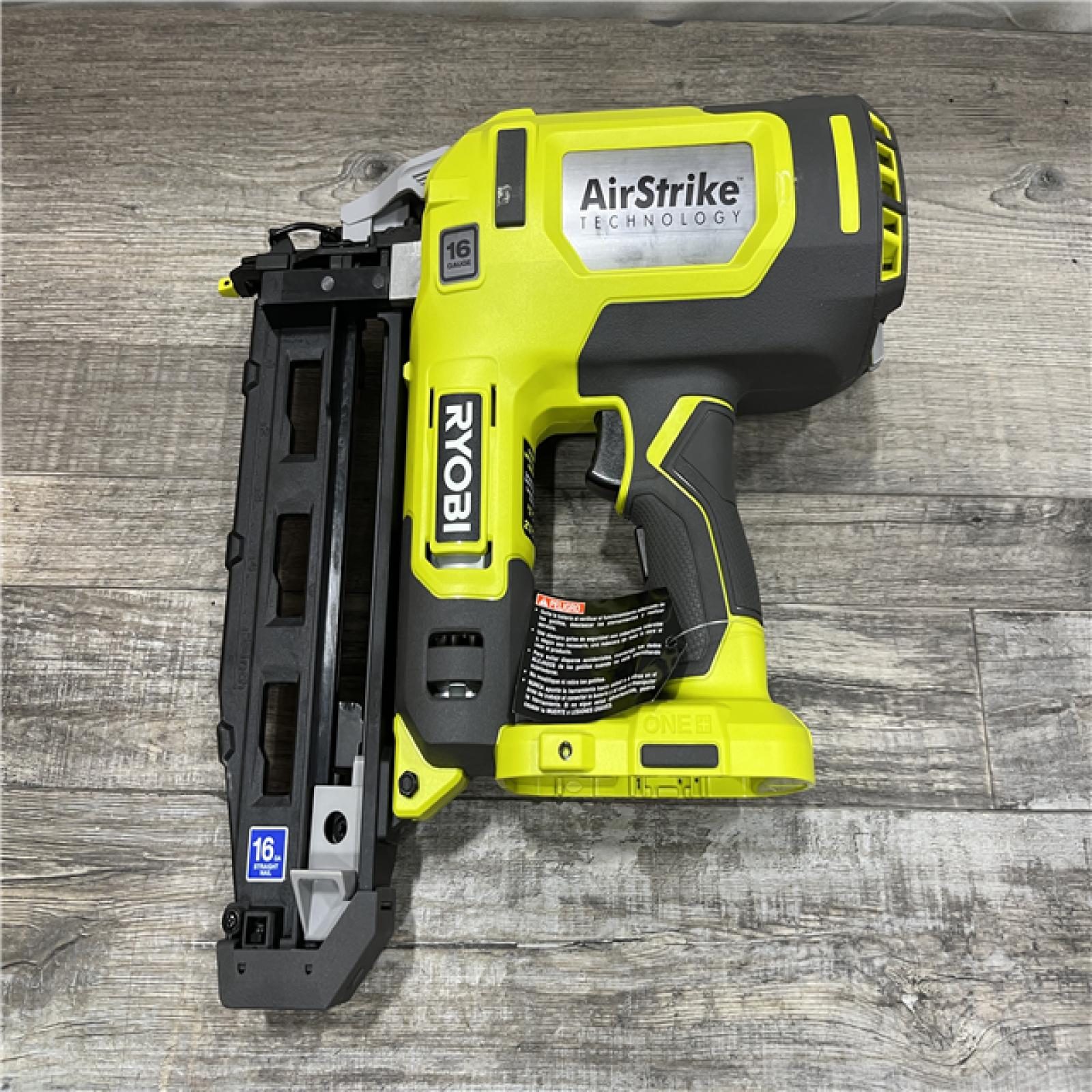 AS-IS RYOBI ONE+ 18V AirStrike 16-Gauge Cordless Finish Nailer (Tool Only)