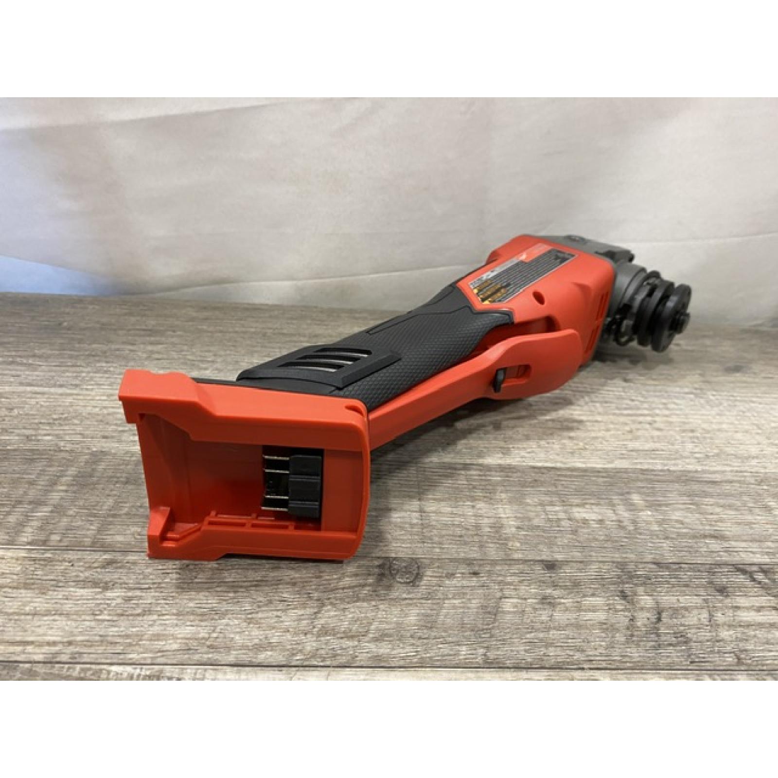 AS-IS Milwaukee FUEL 18V Lithium-Ion Brushless Cordless 4-1/2 in./5 in. Grinder with Variable Speed & Paddle Switch (Tool-Only)