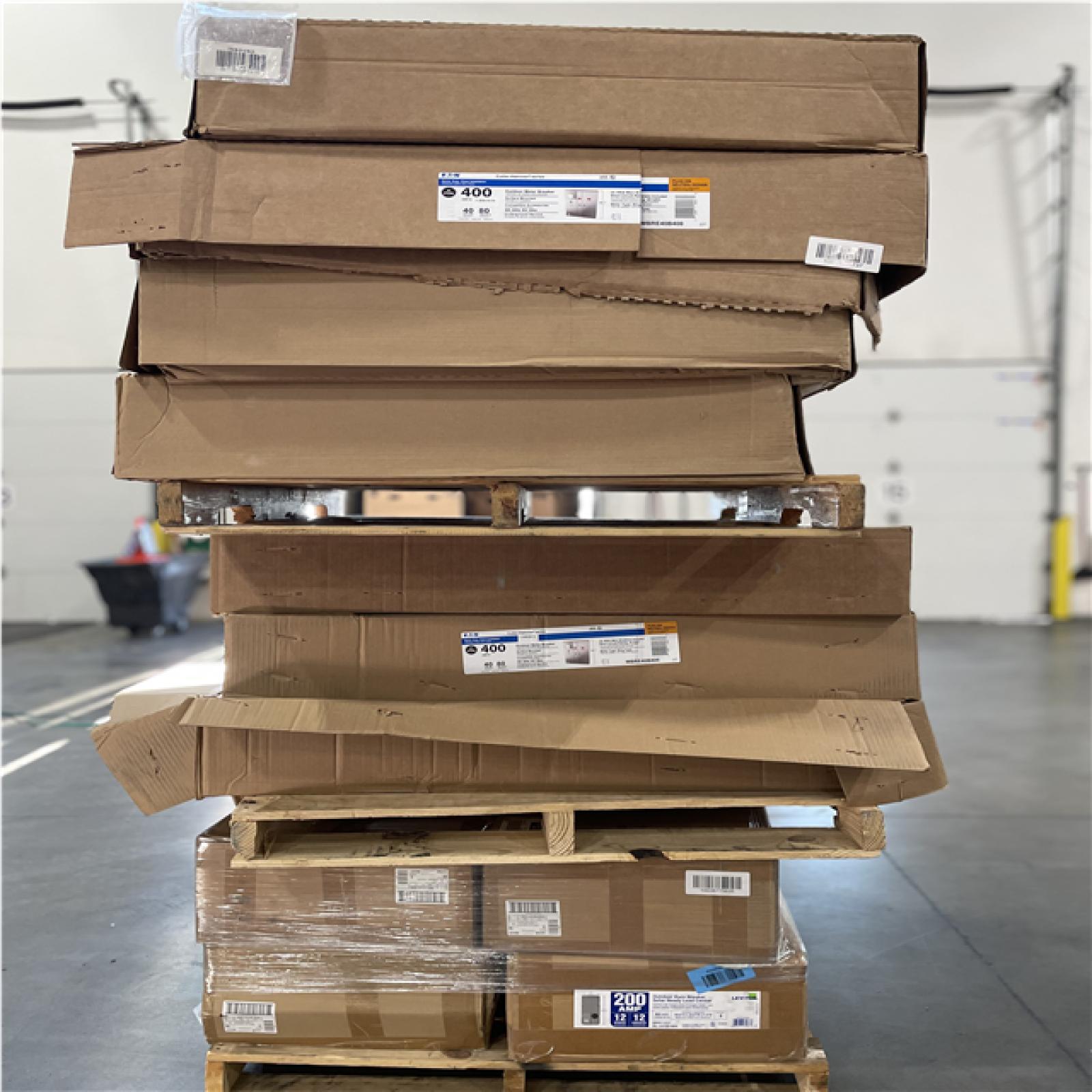 DALLAS LOCATION- AS-IS EATON CUTLER-Hammer Series Mixed Outdoor Main Breakers PALLET (11 Units)