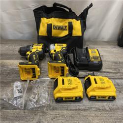 AS-IS DEWALT ATOMIC 20-Volt MAX Lithium-Ion Cordless Combo (2-Tool) Kit