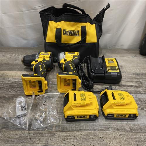AS-IS DEWALT ATOMIC 20-Volt MAX Lithium-Ion Cordless Combo (2-Tool) Kit