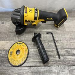 AS-IS DEWALT FLEXVOLT 60V MAX Cordless Brushless 4.5 in. to 6 in. Small Angle Grinder with Kickback Brake (Tool Only)