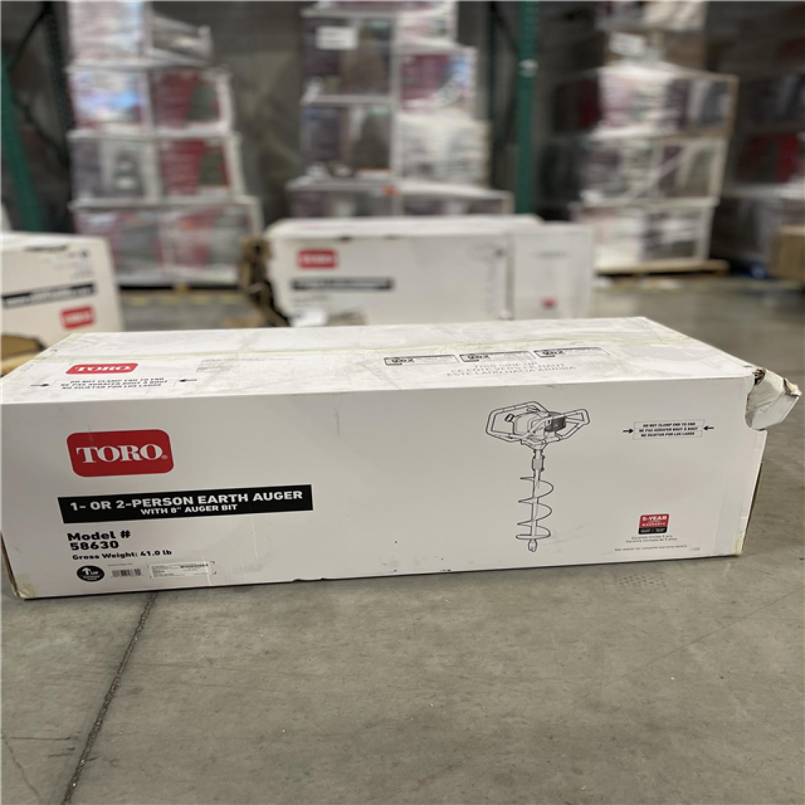 NEW! - Toro 1-Person or 2-Person 52 cc 2-Cycle Earth Auger Powerhead with 8 in. Auger Bit