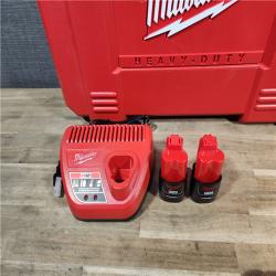 HOUSTON LOCATION - AS-IS M12 12-Volt Lithium-Ion Force Logic Cordless Press Tool Kit (3 Jaws Included) with Two 1.5 Ah Battery and Hard Case