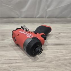 AS-IS Milwaukee M12 FUEL 12V Cordless 1/4in. Hex Impact Driver Kit