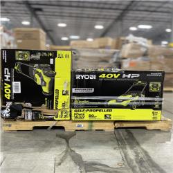 DALLAS LOCATION- AS-IS RYOBI 40V HP 21 in. CoRDLESS Lawn Mower KIT PALLET (2 UNITS)