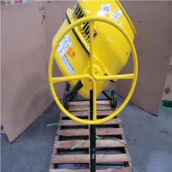 CALIFORNIA AS-IS CHAMPION 8.8 CU. FT. 79CC GAS HEAVY DUTY CONCRETE MIXER W/ 450 LB. CAPACITY