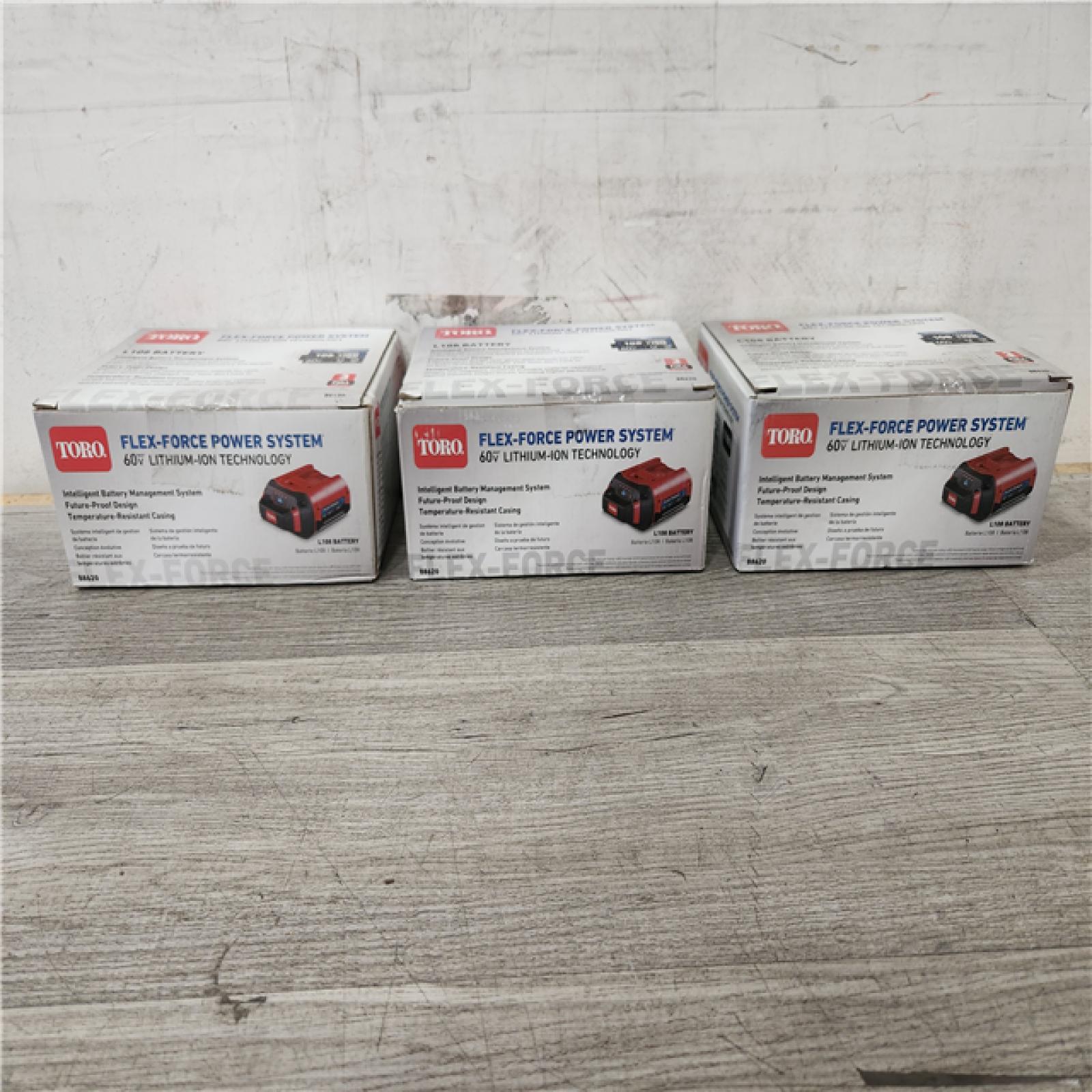 Phoenix Location Toro 60 -Volt, 2 Ah 1 -Pack Lithium Ion (Li-ion) Battery (3-Pack)