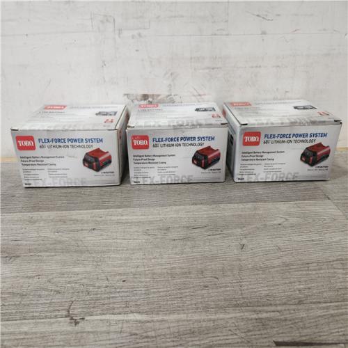 Phoenix Location Toro 60 -Volt, 2 Ah 1 -Pack Lithium Ion (Li-ion) Battery (3-Pack)