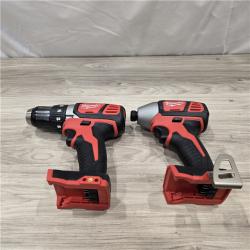 AS-IS Milwaukee 18V Cordless Brushed 2-Tool Drill/Driver and Impact Driver Kit
